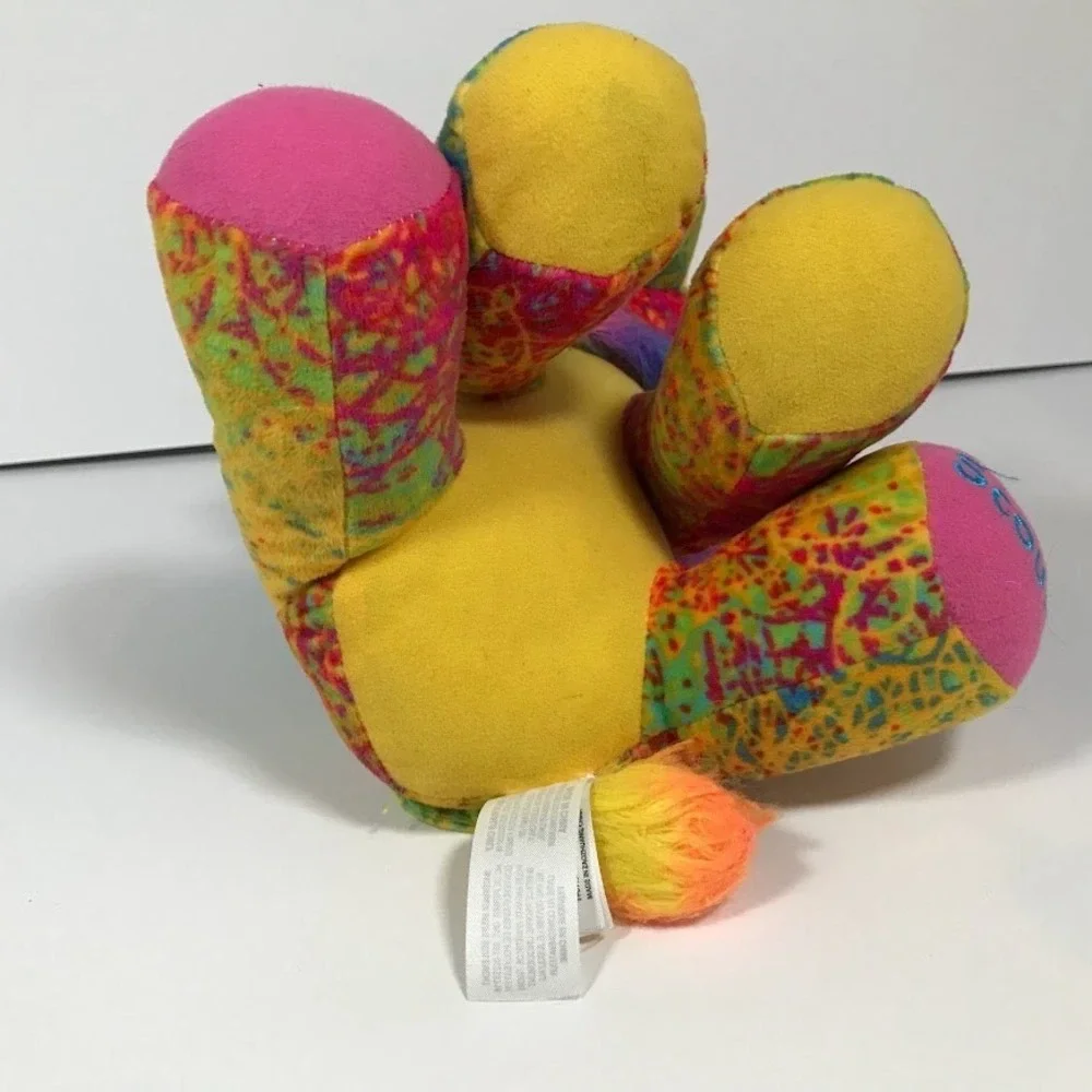 Girl Scouts 10 Inch Yellow Lion Plush Rainbow Mane Stuffed Animal 75120
